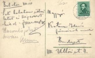 Balaton, Hangya szövetkezet, kereskedés, vendéglő