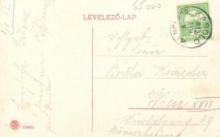 Kabold, Kobersdorf; Izraelita templom, zsinagóga, Vár utca / syangogue, street (EK)