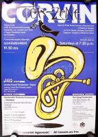 2003-2004 Corvin téri zene, Magyarország kiváló fúvószenekarainak koncertje, 2 db plakát, 84x60 cm