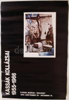 1994 Kassák kollázsai 1955-1966 feliratú plakát tekercsben, 67x45 cm