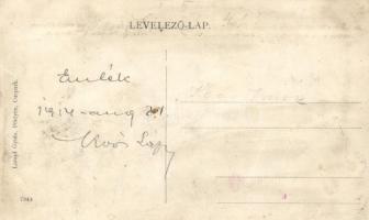 Csejte, Cachtice; Bárthory várrom, Lampl Gyula kiadása / castle ruins