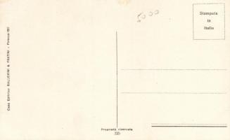 Italian art postcard, clowns 'Ballerini & Fratini' s: Chiostri