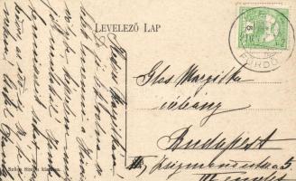 Csízfürdő, Református templom; Szűcs Simon kiadása / Calvinist church