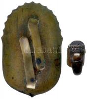 ~1921. "Vitézi Rend jelvény" kitüntetés jelzett miniatűr gomblyuk jelvénnyel T:2,2- apró z...