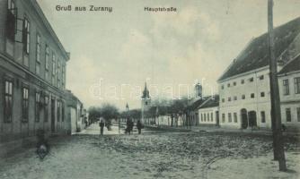 Zurány, Zurndorf; Hauptstrasse / street