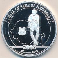 Uganda 2006. 2000Sh Ag "A labdarúgás halhatatlanjainak csarnoka - Románia 1980-as évek / Gheorg...