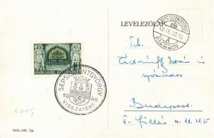 Magyar Királyi Honvéd Térképészeti Intézet / Hungarian Institute of cartography, coat of arms '...