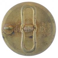 Osztrák-Magyar Monarchia 1912. "Osztrák-Magyar Dunai Verseny" zománcozott gomblyuk (mandzs...