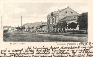 Facset, Facsád; Fő utca a vasúthoz / street (EK)