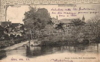 Besztercebánya, Garam-part, floral; kiadja Ivánszky Elek (fl)