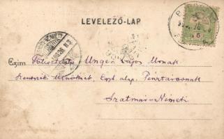 Besztercebánya, Garam-part, floral; kiadja Ivánszky Elek (fl)