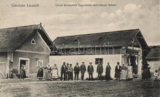 Lice, Keresztény fogyasztási szövetkezet üzletei, Bor, sör és pálinka korlátlan kimérése