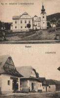 Ratkó, Ágostai evangélikus templom, Községház, utca, Orsth Miklós üzlete / church, town hall, street, shop (fl)