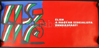 1987 Éljen május 1. és még további 5 jelmondat a felvonulók számára, 6 db szalagplakát tekercsben, 6...