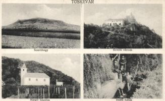 Tüskevár, Somlóhegy, Somlói várrom, Margit kápolna, Sédfő forás