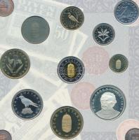 1997. 50f-200Ft 10klf db, benne 200Ft Ag "Deák", szettben T:PP
Adamo FO30.1