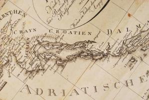 1802 Itália, Verlage des Landes Industrie Comptoir, Weimar, tekercsben tárolva, alul kis mértékű hiá...