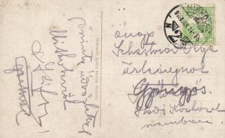 Miskolc, Széchenyi utca 'Nagy Időkből'; Grünwald Ignácz kiadása / K.u.K. military