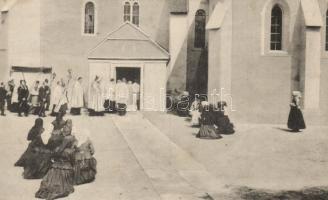 Héthárs, Római katolikus templom, Ünnepi Clerus bevonulása, 400 éves jubileum / church, entry of the Festive Clergy, 400 years anniversary (EK)
