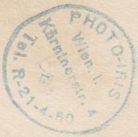 1931 M. Kiss: Színezett csendélet, aláírt vintage fotó, képméret 10x8 cm, papírméret 17x12 cm