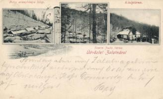 Zalatna, Botes aranybánya telep, Középtárna, Simon Juda tarna / gold mines