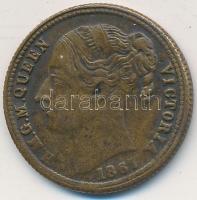 Nagy-Britannia 1867. "Viktória királynő / Hannover 1837" réz zseton T:2
Great-Britain 1867...