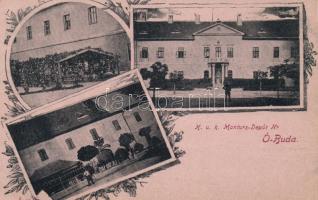 Budapest III. Óbuda, K.u.K Monturs Depot Nr. / Magyar Királyi Egyenruha raktár, Art Nouveau