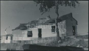 cca 1940-1950 Dr. Leszl Kornél: Vízió, jelzetlen vintage fotó, a szerző hagyatékából, 13x23 cm