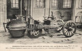 Cugnot's proto steam engine in a Paris museum