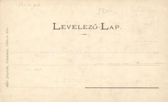 Piski, híd, csárda / bridge, restaurant, Art Nouveau (EK)