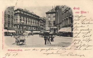 1899 Vienna, Wien; Michaeler Platz / Michael square