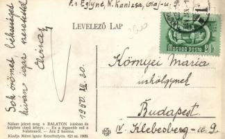 Keszthely északi része, Mérei Ignácz kiadása (EK)