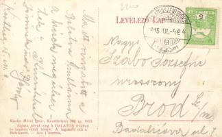 Balatoni élet, csónakok, Mérei Ignácz kiadása