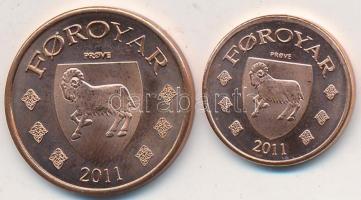 Feröer-szigetek 2011. 25+50O fantáziaveretek T:1
Faroe Islands 2011. 25+50 Oyru fantasy coins C:Unc