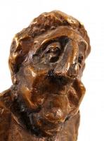 Benczédi Sándor (1912-1997): Gobbi Hilda. Bronz, jelzett, számozott, m:25 cm