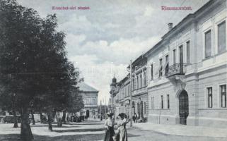Rimaszombat, Erzsébet tér, Rábely Miklós kiadása / square