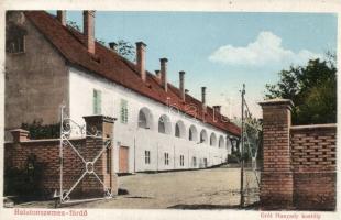 Balatonszemes-fürdő, Gróf Hunyady kastély