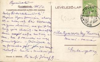 Gyulafehérvár, Papnövelde növendékei 1912-13. tanévben / seminary students