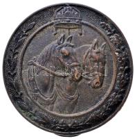 ~1925. "Hajtó kitüntetés a vonatcsapat részére" rézötvözet kitüntetés (17.5g/44,5mm) T:2 Hungary ~1925. "Driver's Badge for Train Troops" copper alloy military decoration (17.5g/44,5mm) C:XF Sallay: 26.var