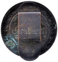 ~1925. "Hajtó kitüntetés a vonatcsapat részére" rézötvözet kitüntetés (17.5g/44,5mm) T:2
H...