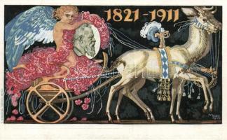 1821-1911 Luitpold von Bayern, anniversary, Ga. s: M. Diez