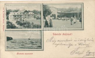 Siófok, Központi szálloda, vendéglő, Divald Károly