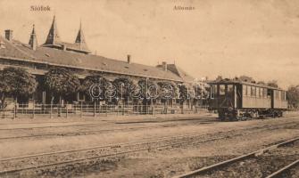 Siófok, vasútállomás, Sámuel Adolf kiadása