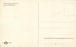 Rimaszombat, J. Sándor és Temják üzlete / shops (EK)