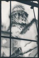 cca 1970-1980 Kovács Zoltán: Pannonhalma, feliratozott vintage fotóművészeti alkotás, 24x16 cm