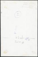 cca 1970-1980 Kovács Zoltán: Pannonhalma, feliratozott vintage fotóművészeti alkotás, 24x16 cm