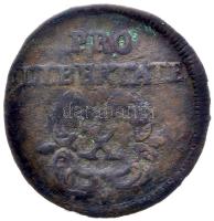 1706C-M X Poltura "II. Rákóczi Ferenc" címer alatt liliom! (6.74g) T:3 R! Hungary 1706C-M X Poltura "Francis II Rákóczi" lily under the crest! (6.74g) C:F R! Huszár: 1540var., Unger II.: 1133.c.var