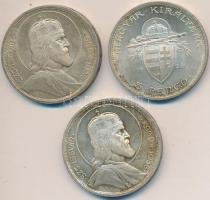 1938. 5P Ag "Szent István" (3x) T:2