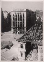 1945 Budapest romokban 4 db érdekes eredeti fotó / 1945 Budapest in ruins 18x13 cm