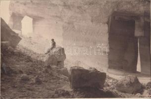 1935 Fertőrákos: Kőbánya fotó / stone mine 22x15 cm